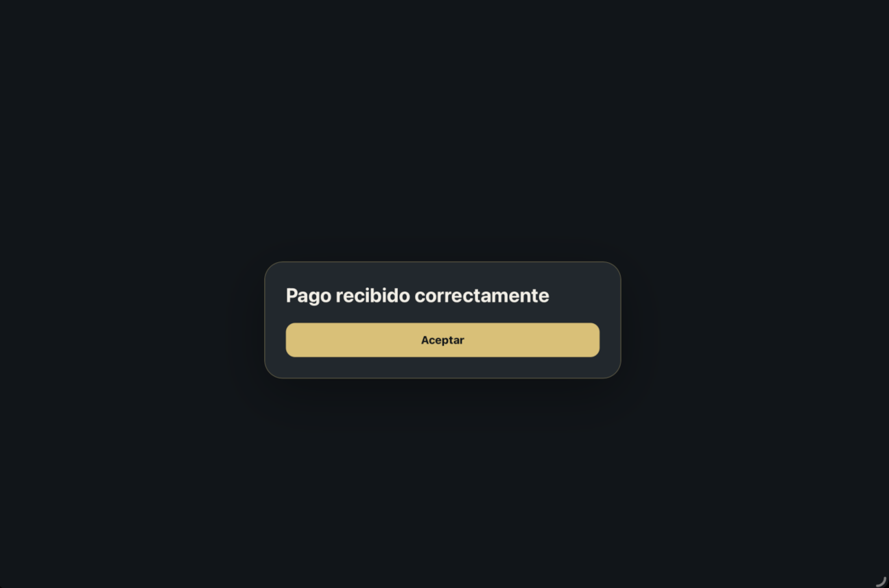 Pago recibido